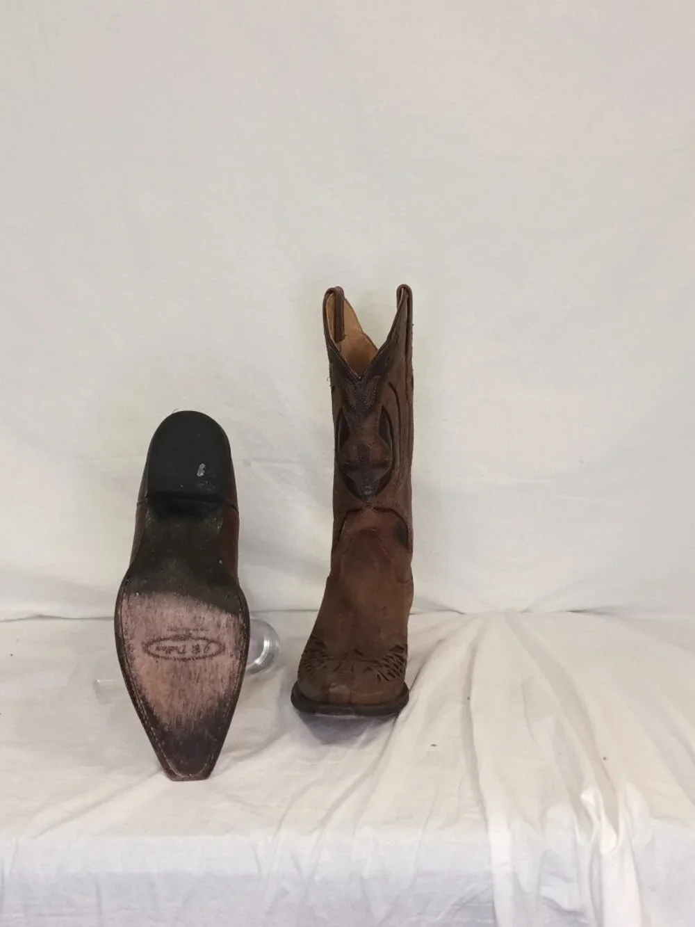 JB Dillon Winged Cross Cowgirl Boots